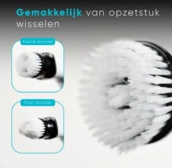 Merkloos Scrubclean Elektrische Schoonmaakborstel-7 In 1 Schrobber Met Steel-2 Standen Poetsmachine-max 130cm-badkamer/keuken/auto +gratis Houder -Huishoudelijke Benodigdheden 1200x1178 7