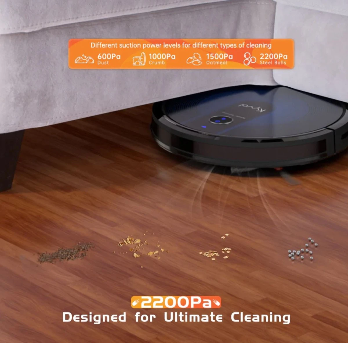 Kyvol Cobyvac E31 - Robotstofzuiger Met Dweilfunctie 5 Kyvol Cobyvac E31 - Robotstofzuiger Met Dweilfunctie - Afbeelding 5