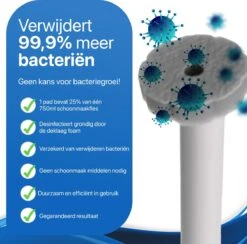 RevoBrush 28x Crystal Clean Foaming Pads Navulling - WC Borstel Met Houder Vrijstaand 10 RevoBrush 28x Crystal Clean Foaming Pads Navulling - WC Borstel Met Houder Vrijstaand -Huishoudelijke Benodigdheden 1200x1184 29