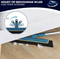 Taxtic® Vloerwisser – Vloertrekker Met Steel – Douchewisser - Vloertrekker – Vloerwisser Badkamer – Trekker - Ophangstuk -Huishoudelijke Benodigdheden 1200x1184 7