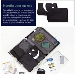 Wonair - Grote Waszak - Laundry Bag - Wash Me - 60x90cm - Zwart - Met Trekkoord 10 Wonair - Grote Waszak - Laundry Bag - Wash Me - 60x90cm - Zwart - Met Trekkoord -Huishoudelijke Benodigdheden 1200x1187