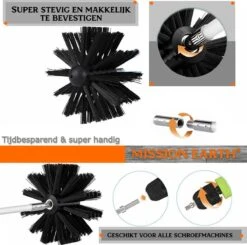 Schoorsteenveegset - 8 Meter - 2 Borstelkoppen - Professioneel - Schoorsteen Borstel - Veegkit - Haardset Voor Houtkachel - Flexibel - Schoorsteenveger - Pelletkachel Accessoires - Schoorsteen Reiniger - Geschikt Voor Boormachines 13 Schoorsteenveegset - 8 Meter - 2 Borstelkoppen - Professioneel - Schoorsteen Borstel - Veegkit - Haardset Voor Houtkachel - Flexibel - Schoorsteenveger - Pelletkachel Accessoires - Schoorsteen Reiniger - Geschikt Voor Boormachines -Huishoudelijke Benodigdheden 1200x1188 12