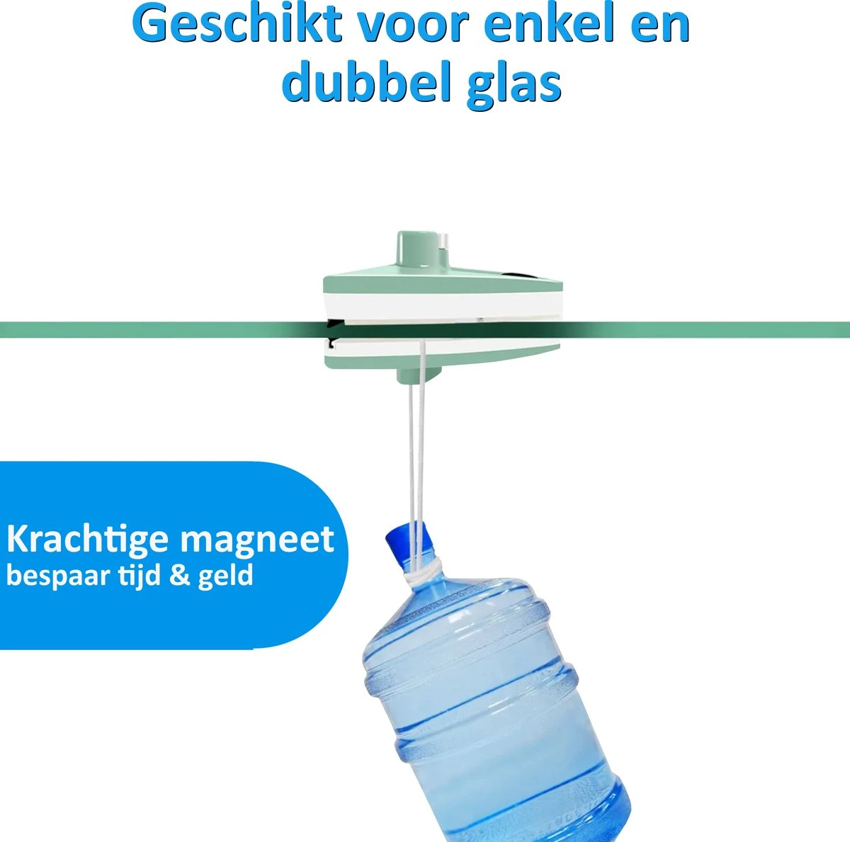 Topsupply® Magnetische Ramenwasser 5-35mm | Geschikt Voor HR / HR+++ | Magnetische Raamwisser Dubbel Glas | Verstelbare Ruitenreiniger | Anti Kras 4 Topsupply® Magnetische Ramenwasser 5-35mm | Geschikt Voor HR / HR+++ | Magnetische Raamwisser Dubbel Glas | Verstelbare Ruitenreiniger | Anti Kras - Afbeelding 4