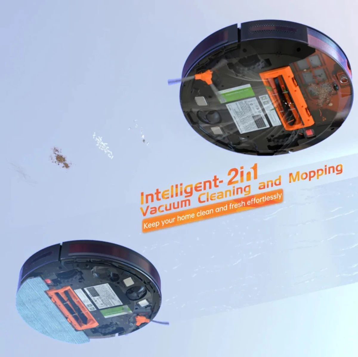 Kyvol Cobyvac E31 - Robotstofzuiger Met Dweilfunctie 4 Kyvol Cobyvac E31 - Robotstofzuiger Met Dweilfunctie - Afbeelding 4