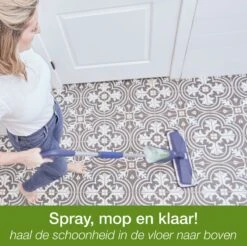 Bona Premium Spray Mop - Alles-in-1 Dweilsysteem - Vloerwisser Inclusief Harde Vloer, Tegel/ Laminaat Reiniger & Microvezel Reinigingspad - Streeploos - Sneldrogend -Huishoudelijke Benodigdheden 1200x1195 6