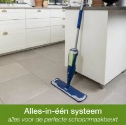 Bona Premium Spray Mop - Alles-in-1 Dweilsysteem - Vloerwisser Inclusief Harde Vloer, Tegel/ Laminaat Reiniger & Microvezel Reinigingspad - Streeploos - Sneldrogend -Huishoudelijke Benodigdheden 1200x1195 7