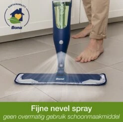 Bona Premium Spray Mop - Alles-in-1 Dweilsysteem - Vloerwisser Inclusief Harde Vloer, Tegel/ Laminaat Reiniger & Microvezel Reinigingspad - Streeploos - Sneldrogend -Huishoudelijke Benodigdheden 1200x1195 9