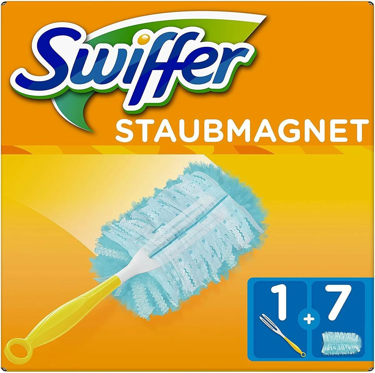 Swiffer Duster Kit - 1 Handvat & 7 Navul Stofdoekjes 2 Swiffer Duster Kit - 1 Handvat & 7 Navul Stofdoekjes - Afbeelding 2