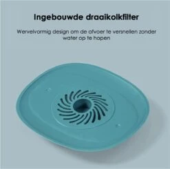 Heuts Goods - Gootsteenzeef - Gootsteenstop - Afvoerzeef - Afvoerstop - Spoelbal - Bad - Douchebak - Keuken - Wasbak - Badkuip - Siliconen - Donkerblauw -Huishoudelijke Benodigdheden 1200x1196 8