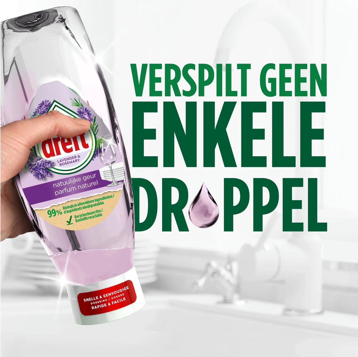 Dreft Natuurlijke Geur - Afwasmiddel - Lavendel & Rozemarijn - Ondersteboven Fles - Voordeelverpakking 8 X 370 Ml 8 Dreft Natuurlijke Geur - Afwasmiddel - Lavendel & Rozemarijn - Ondersteboven Fles - Voordeelverpakking 8 X 370 Ml - Afbeelding 8