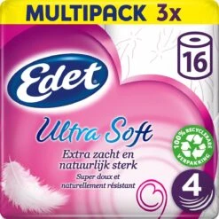 Edet Ultra Soft Wc Papier - 4-laags - 48 Rollen -Huishoudelijke Benodigdheden 1200x1198 46