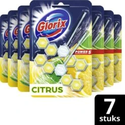 Glorix Power 5 Toiletblokken - Citroen - 7 X 2 Stuks - Voordeelverpakking 17 Glorix Power 5 Toiletblokken - Citroen - 7 X 2 Stuks - Voordeelverpakking -Huishoudelijke Benodigdheden 1200x1198 69