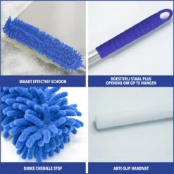 Telescopische Plumeau – Uitschuifbaar – Microvezel – Set Van 3 Opzetstukken – Stoffer – Ragebol 12 Telescopische Plumeau – Uitschuifbaar – Microvezel – Set Van 3 Opzetstukken – Stoffer – Ragebol -Huishoudelijke Benodigdheden 1200x1199 31