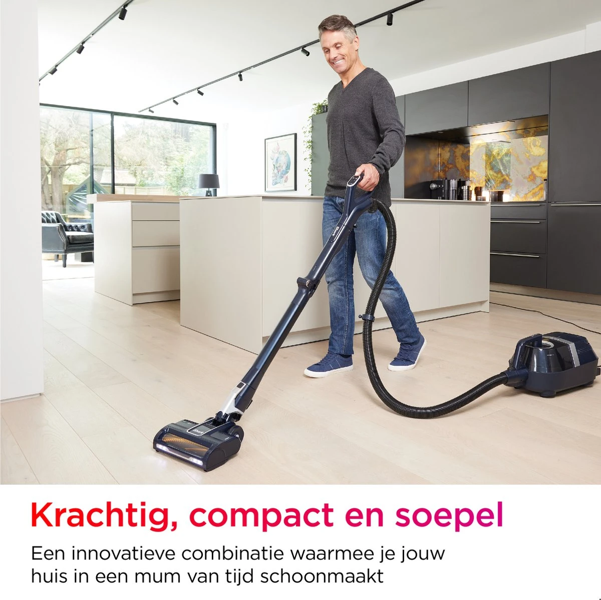 Shark CZ250EUT Stofzuiger Zonder Zak - Cylinderstofzuiger - Anti-Hair Wrap - 1,6 Liter 2 Shark CZ250EUT Stofzuiger Zonder Zak - Cylinderstofzuiger - Anti-Hair Wrap - 1,6 Liter - Afbeelding 2