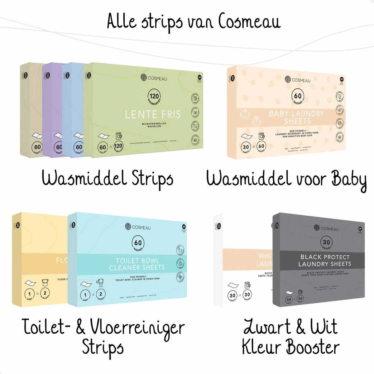 Cosmeau Wasstrips 120 Wasbeurten Lavendel Wasmiddel Wasvellen Wasdoekjes Detergent Sheets Eco Laundry Strips - Plasticvrij Biologisch Eco 15 Cosmeau Wasstrips 120 Wasbeurten Lavendel Wasmiddel Wasvellen Wasdoekjes Detergent Sheets Eco Laundry Strips - Plasticvrij Biologisch Eco - Afbeelding 15