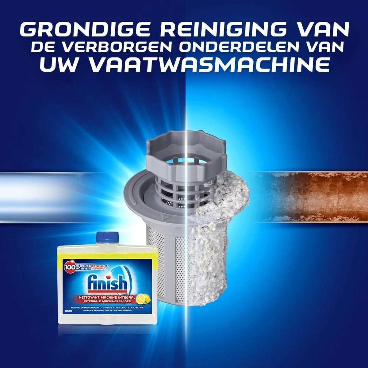 Finish Integrale Machinereiniger Citroen Vaatwasser - 4x 250 ML - Voordeelpak 2 Finish Integrale Machinereiniger Citroen Vaatwasser - 4x 250 ML - Voordeelpak - Afbeelding 2