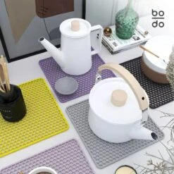 BODO Gootsteenmat Siliconen Donker Grijs - 30.5 X 30.5 Cm - Keuken Accessoires - Gootsteen Beschermer - Onderzetters Siliconen - Anti Kras - Gootsteen Accessoires 10 BODO Gootsteenmat Siliconen Donker Grijs - 30.5 X 30.5 Cm - Keuken Accessoires - Gootsteen Beschermer - Onderzetters Siliconen - Anti Kras - Gootsteen Accessoires -Huishoudelijke Benodigdheden 1200x1200 1117