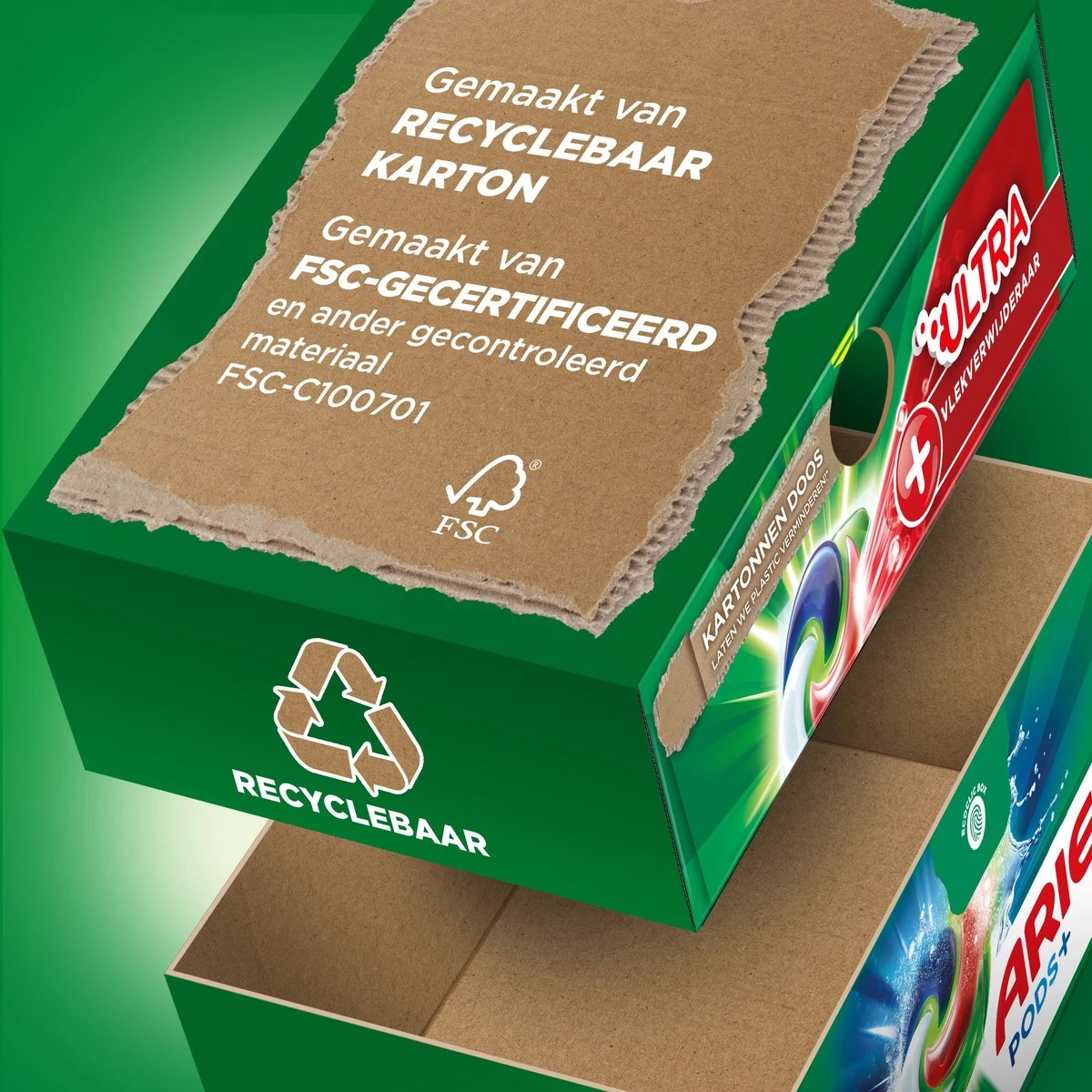 Ariel Wasmiddel Pods + Ultra Vlekverwijderaar - 4 X 28 Wasbeurten - Voordeelverpakking 7 Ariel Wasmiddel Pods + Ultra Vlekverwijderaar - 4 X 28 Wasbeurten - Voordeelverpakking - Afbeelding 7