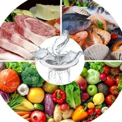 Luxe RVS Gootsteen Zeef Ø88mm - 50mm - Gootsteenstop - Afvoerzeef - Korfplug - Gootsteenbakje - Afvoerstop - Gootsteen Stop 80 Mm -Huishoudelijke Benodigdheden 1200x1200 1179