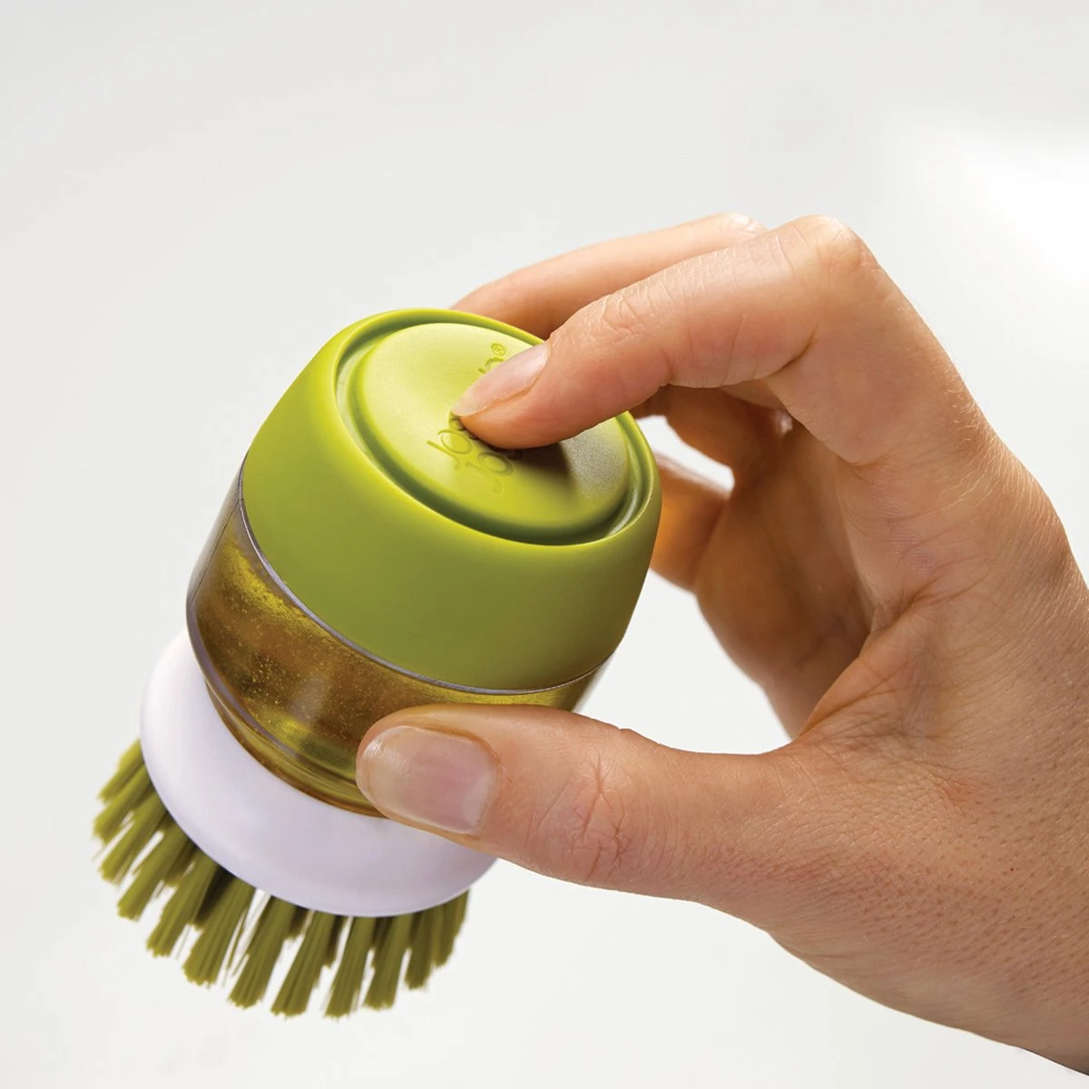 Joseph Joseph Afwasborstel Palm Scrub - Incl Houder - Grijs 8 Joseph Joseph Afwasborstel Palm Scrub - Incl Houder - Grijs - Afbeelding 8
