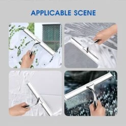 Mdxl® Raamwisser - Raamtrekker - Inclusief Ophanghaak Met Zuignap - Rvs - Douchewisser- Douche Trekker -Huishoudelijke Benodigdheden 1200x1200 1235