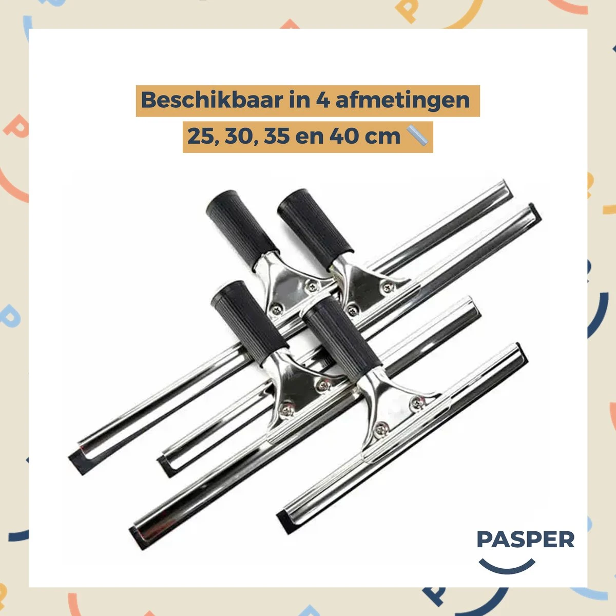 Raamtrekker Professioneel - 45 Cm - Pasper - Raamwisser - Raamtrekkers Zwart - Verstelbaar - Voor Multifunctioneel Gebruik Ramen, Douche En Auto 5 Raamtrekker Professioneel - 45 Cm - Pasper - Raamwisser - Raamtrekkers Zwart - Verstelbaar - Voor Multifunctioneel Gebruik Ramen, Douche En Auto - Afbeelding 5