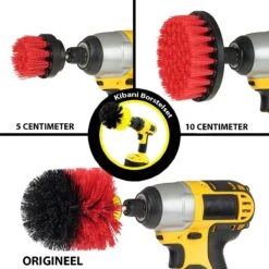 Kibani 3 Delige Borstelset Voor Boormachine - Rood - Voor Beton, Baksteen En Andere Ruwe Oppervlakken - Schrobborstel – Boorborstel – Schuurborstel - Borstel Boormachine – Schoonmaakborstel – Reinigingsborstel – Tapijtreiniger - Borstelset -Huishoudelijke Benodigdheden 1200x1200 1265