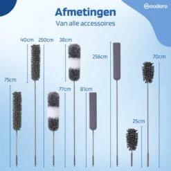 Woodoro Ragebol Uitschuifbaar Complete 9-Delige Set - Verstelbare Telescoopsteel - Plumeau - RVS - Zwart & Grijs 16 Woodoro Ragebol Uitschuifbaar Complete 9-Delige Set - Verstelbare Telescoopsteel - Plumeau - RVS - Zwart & Grijs -Huishoudelijke Benodigdheden 1200x1200 1330