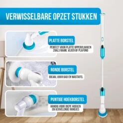 Strex Elektrische Schoonmaakborstel - Draadloze Schrobborstel - Schrobber - 3 Opzetstukken - Telescoopsteel - Poetsmachine Met Krachtige Accu 10 Strex Elektrische Schoonmaakborstel - Draadloze Schrobborstel - Schrobber - 3 Opzetstukken - Telescoopsteel - Poetsmachine Met Krachtige Accu -Huishoudelijke Benodigdheden 1200x1200 1338
