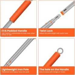 Merkloos Badkamer Reinigingsborstel - Badkamerschrobborstel - Reinigingsborstel - Met Afneembare Telescopische Handgreep En 180° Verstelbare Gezamenlijke Reinigingsborstel - Lange Steel 107 Cm -Huishoudelijke Benodigdheden 1200x1200 1347