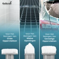 GoScrub® Elektrische Schoonmaakborstel – Elektrische Schrobber - Schrobborstel – Voor Badkamer Of Keuken – Schrobber Met Steel – Luiwagen – Polijstmachine - Poetsmachine Met 10 Opzetstukken 19 GoScrub® Elektrische Schoonmaakborstel – Elektrische Schrobber - Schrobborstel – Voor Badkamer Of Keuken – Schrobber Met Steel – Luiwagen – Polijstmachine - Poetsmachine Met 10 Opzetstukken -Huishoudelijke Benodigdheden 1200x1200 1373
