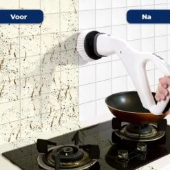 B-care Elektrische Schoonmaakborstel - 4 Opzetstukken - Wasborstel - Poetsmachine - Schrobborstel - Handborstel - Werkborstel - Schrobber - Boorborstel - Schoonmaakmiddelen - Reinigingsborstel -Huishoudelijke Benodigdheden 1200x1200 1390