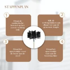 Waay Lifestyle Schoorsteenveegset - Schoorsteenborstel 6 Meter - Schoorsteenreiniger - Schrobborstels - Schoorsteenveger - Flexibele Steel - Geschikt Voor Boormachine - Wit 17 Waay Lifestyle Schoorsteenveegset - Schoorsteenborstel 6 Meter - Schoorsteenreiniger - Schrobborstels - Schoorsteenveger - Flexibele Steel - Geschikt Voor Boormachine - Wit -Huishoudelijke Benodigdheden 1200x1200 1421