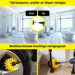 Merkloos 4-delige Borstelset Voor Boormachine - Inclusief Verlengstuk - Opzetborstels - Schrobborstel - Schuurborstel - Schoonmaakborstel - Tapijtreiniger - Brush - Geel - Gratis Verzending 16 Merkloos 4-delige Borstelset Voor Boormachine - Inclusief Verlengstuk - Opzetborstels - Schrobborstel - Schuurborstel - Schoonmaakborstel - Tapijtreiniger - Brush - Geel - Gratis Verzending -Huishoudelijke Benodigdheden 1200x1200 1440