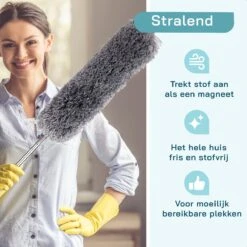 ForDig 7-Delige Plumeau Set - Duster Met Telescoopsteel Uitschuifbaar Tot 250 Cm - Inclusief Ragebol / Voegenborstel / Microvezel Doek / Chenille Borstel - Wasbaar - 360 Graden Draaibaar 11 ForDig 7-Delige Plumeau Set - Duster Met Telescoopsteel Uitschuifbaar Tot 250 Cm - Inclusief Ragebol / Voegenborstel / Microvezel Doek / Chenille Borstel - Wasbaar - 360 Graden Draaibaar -Huishoudelijke Benodigdheden 1200x1200 1484