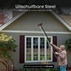 Merkloos Telescoopsteel Ramenwassen 4,6M - Met Borstel & Waterdoorvoer - Voor Ramen - Watertoevoer - Borstel 14 Merkloos Telescoopsteel Ramenwassen 4,6M - Met Borstel & Waterdoorvoer - Voor Ramen - Watertoevoer - Borstel -Huishoudelijke Benodigdheden 1200x1200 1553