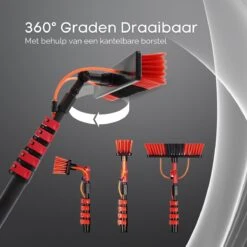 Merkloos Telescoopsteel Ramenwassen 4,6M - Met Borstel & Waterdoorvoer - Voor Ramen - Watertoevoer - Borstel 17 Merkloos Telescoopsteel Ramenwassen 4,6M - Met Borstel & Waterdoorvoer - Voor Ramen - Watertoevoer - Borstel -Huishoudelijke Benodigdheden 1200x1200 1556