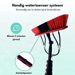 Cleanlix Telescoopsteel Met Borstel - Met Waterdoorvoer - Telescopische Wasborstel - Ramenwassen - Uitschuifbaar Tot 9 Meter 12 Cleanlix Telescoopsteel Met Borstel - Met Waterdoorvoer - Telescopische Wasborstel - Ramenwassen - Uitschuifbaar Tot 9 Meter -Huishoudelijke Benodigdheden 1200x1200 1561