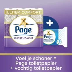 Page Toiletpapier - 32 Rollen - Kussenzacht Wc Papier (3-laags) - Voordeelverpakking -Huishoudelijke Benodigdheden 1200x1200 1572