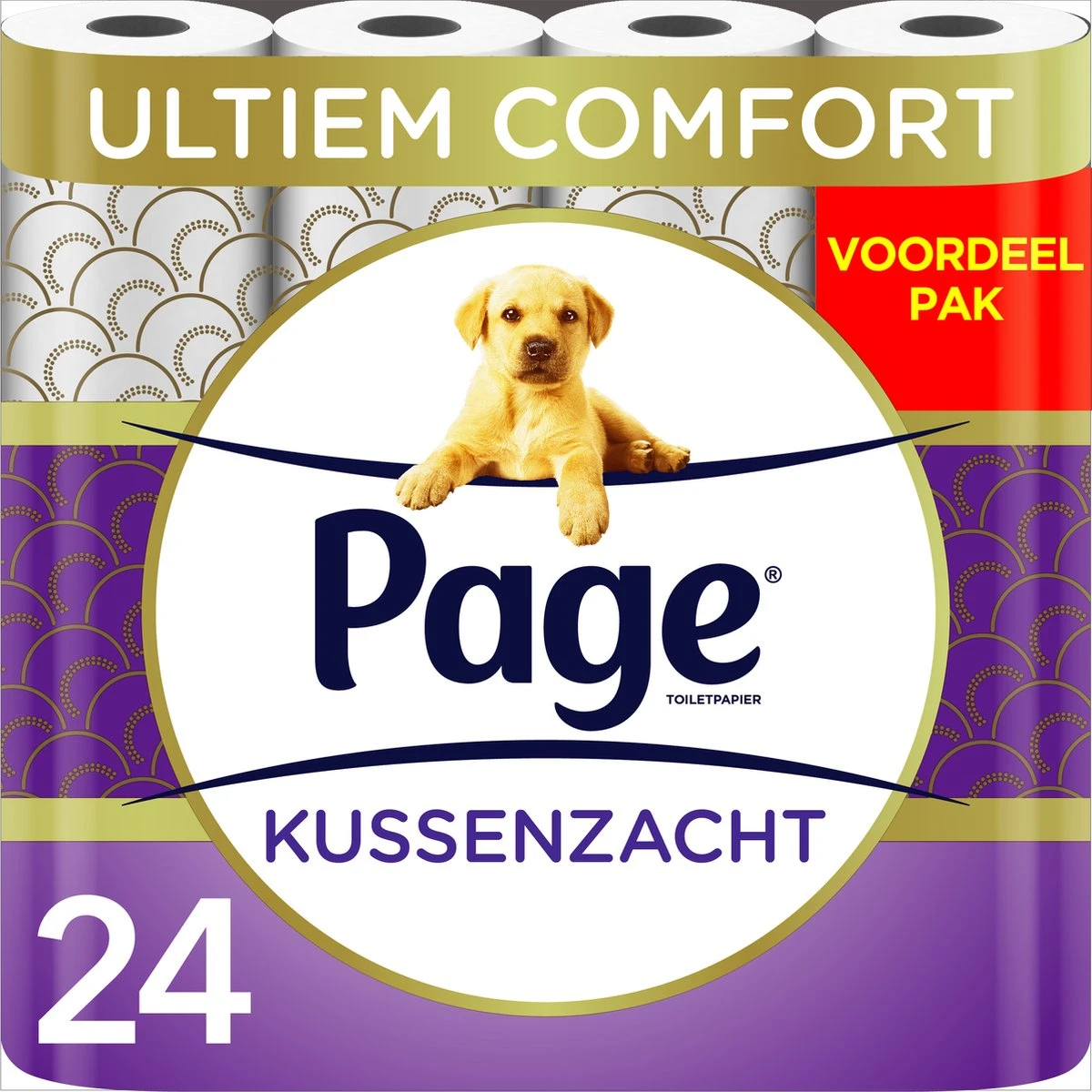 Page Toiletpapier - Kussenzacht Wc Papier - Voordeelverpakking - 24 Rollen 1 Page Toiletpapier - Kussenzacht Wc Papier - Voordeelverpakking - 24 Rollen
