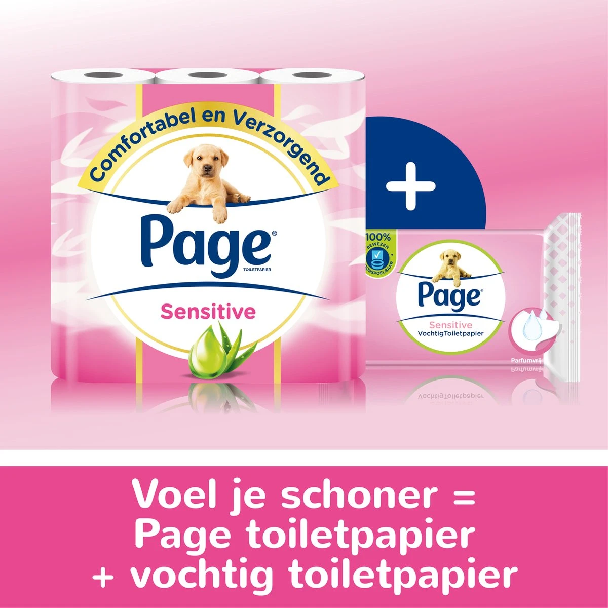 Page Vochtig Toiletpapier - 6 X 74 Stuks - Sensitive Maxi Vochtig Wc Papier - Voordeelverpakking 6 Page Vochtig Toiletpapier - 6 X 74 Stuks - Sensitive Maxi Vochtig Wc Papier - Voordeelverpakking - Afbeelding 6