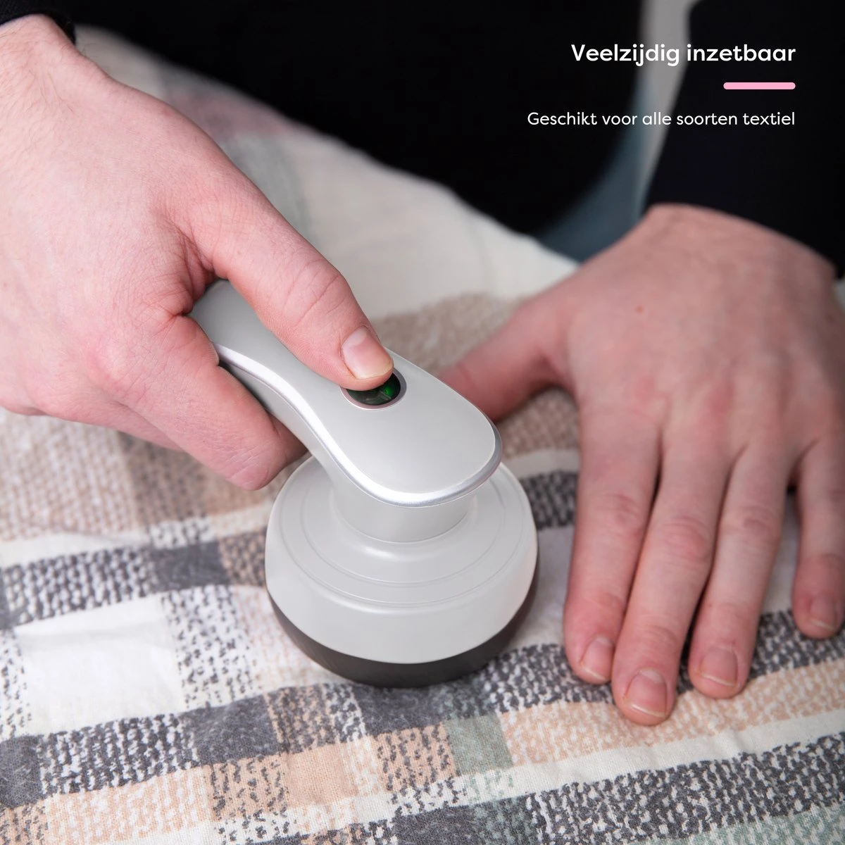 Fineza Pluizenverwijderaar – Electrisch – Ontpluizer – Ontpiller – Draadloos – Wit 4 Fineza Pluizenverwijderaar – Electrisch – Ontpluizer – Ontpiller – Draadloos – Wit - Afbeelding 4