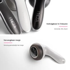 Fineza Pluizenverwijderaar – Electrisch – Ontpluizer – Ontpiller – Draadloos – Wit 13 Fineza Pluizenverwijderaar – Electrisch – Ontpluizer – Ontpiller – Draadloos – Wit -Huishoudelijke Benodigdheden 1200x1200 1649