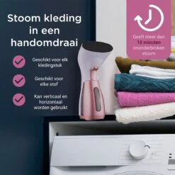 Luxe Kledingstomer - Handstomer - Handstoomreiniger - Stoomstrijkijzer - Stomer Kleding - Voor Op Reis - Roze 13 Luxe Kledingstomer - Handstomer - Handstoomreiniger - Stoomstrijkijzer - Stomer Kleding - Voor Op Reis - Roze -Huishoudelijke Benodigdheden 1200x1200 1691