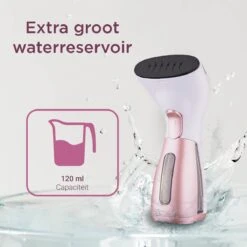 Luxe Kledingstomer - Handstomer - Handstoomreiniger - Stoomstrijkijzer - Stomer Kleding - Voor Op Reis - Roze 16 Luxe Kledingstomer - Handstomer - Handstoomreiniger - Stoomstrijkijzer - Stomer Kleding - Voor Op Reis - Roze -Huishoudelijke Benodigdheden 1200x1200 1692