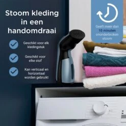 Luxe Kledingstomer - Handstomer - Handstoomreiniger - Stoomstrijkijzer - Stomer Kleding - Voor Op Reis - Blauw 13 Luxe Kledingstomer - Handstomer - Handstoomreiniger - Stoomstrijkijzer - Stomer Kleding - Voor Op Reis - Blauw -Huishoudelijke Benodigdheden 1200x1200 1705