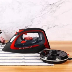 Royalty Line Draadloos Strijkijzer - Krachtig Snoerloos Strijken - Snoerloze Stoomstrijkijzer - Droogstrijkijzer - 2400W - Strijkijzer Met Stoomgenerator - 450ML Watercapaciteit - Rood 20 Royalty Line Draadloos Strijkijzer - Krachtig Snoerloos Strijken - Snoerloze Stoomstrijkijzer - Droogstrijkijzer - 2400W - Strijkijzer Met Stoomgenerator - 450ML Watercapaciteit - Rood -Huishoudelijke Benodigdheden 1200x1200 1752