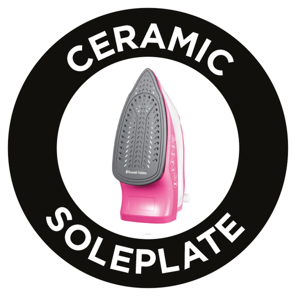 Russell Hobbs Light & Easy Pro Strijkijzer / Stoomstrijkijzer 26461-56 - Roze 3 Russell Hobbs Light & Easy Pro Strijkijzer / Stoomstrijkijzer 26461-56 - Roze - Afbeelding 3