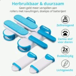 AWEMOZ Pluizenverwijderaar 4 Stuks - Pluizenborstel - Ontpluizer - Kledingroller – Pluizenroller - Kleefroller - Kledingborstel 14 AWEMOZ Pluizenverwijderaar 4 Stuks - Pluizenborstel - Ontpluizer - Kledingroller – Pluizenroller - Kleefroller - Kledingborstel -Huishoudelijke Benodigdheden 1200x1200 1804
