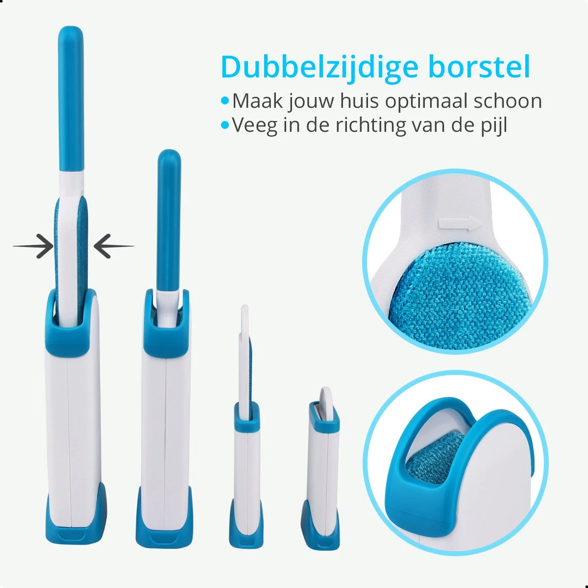 AWEMOZ Pluizenverwijderaar 4 Stuks - Pluizenborstel - Ontpluizer - Kledingroller – Pluizenroller - Kleefroller - Kledingborstel 8 AWEMOZ Pluizenverwijderaar 4 Stuks - Pluizenborstel - Ontpluizer - Kledingroller – Pluizenroller - Kleefroller - Kledingborstel - Afbeelding 8